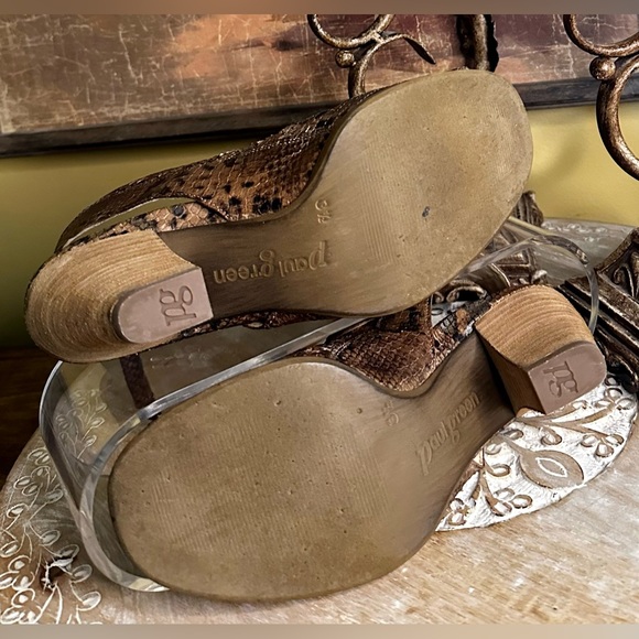 EUC Paul Green “Cayenne” in Platino/Sisal Snake Print Bootie. UK Sz 3.5/US 6 - Picture 15 of 16